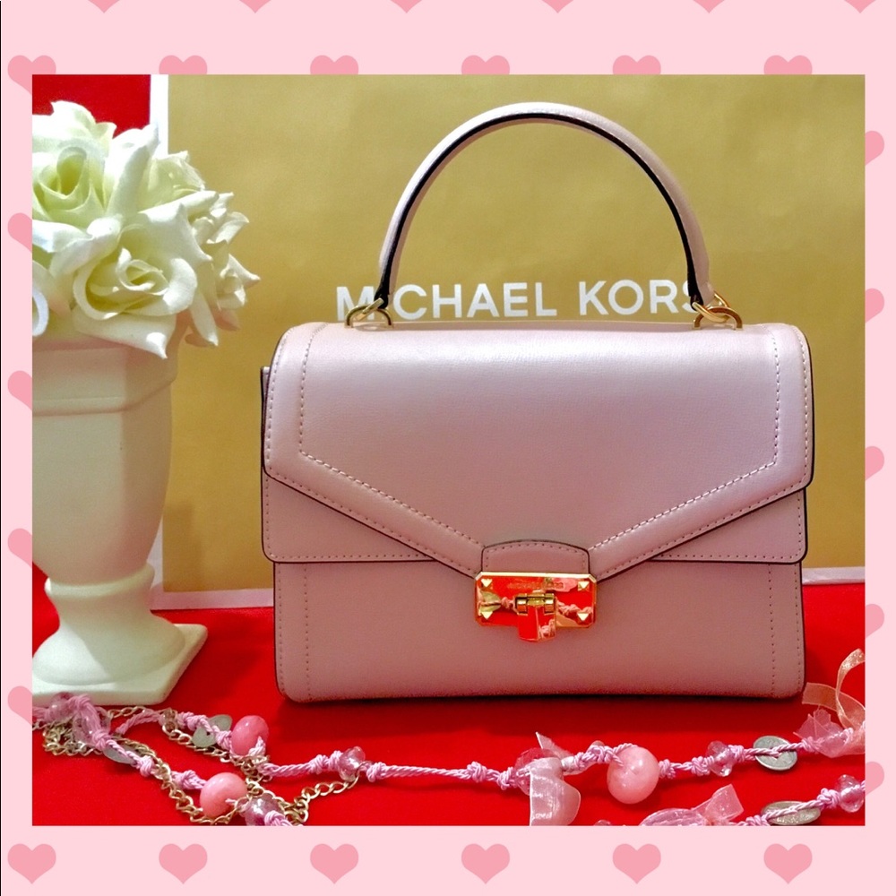 Michael Kors Kinsley Crossbody Satchel Blossom